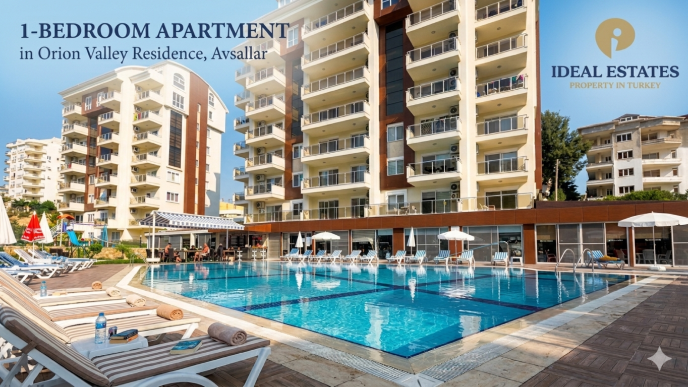 Stylish Furnished 1+1 Apartment in Avsallar